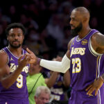 LeBron and Bronny James combine for NBA’s first-ever father-son assist
