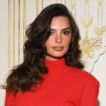 Emily Ratajkowski’s Sculpted Black Dress Dominates Milan Fashion Week