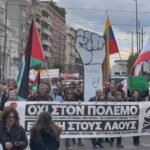 Thousands protest across Greece against war in Iran