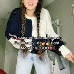 @lala_sadii Get ready to go to school with me…I’m really late though       …