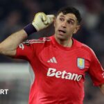 Emi Martinez: Aston Villa goalkeeper puts them closer to Europa League glory under Unai Emery