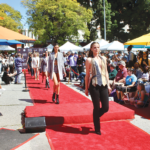 Models walk the runway at Melrose Trading Post fashion show