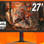 It doesn’t get much less than $150 for a 27-inch QHD 300Hz curved gaming monitor, grab this AOC display at 44% off