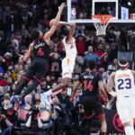 The Raptors’ toughness was questioned. Scottie Barnes’ clutch block was their answer