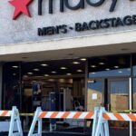 Teen arrested after vehicle crashes into Macy’s entrance