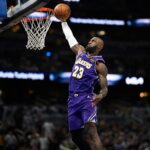 LeBron James breaks NBA mark for games played, Luke Kennard makes winning 3 in Lakers’ win vs. Magic