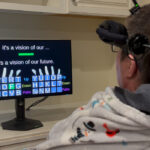Brain computer interface enables rapid communication for two people with paralysis