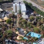 Jurassic Park River Adventure Replaces Old Track, Aerial Photos Show