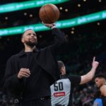 Stephen Curry (knee) nearing return to Warriors practice with Play-In push ahead