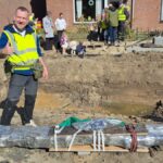 Sewer line workers stumble on Viking ship timber