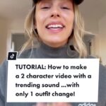 @jera.bean TUTORIAL: How to make a two character video with a trending sound… …