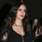 Nina Dobrev Keeps It Chic in Classic Mini Dress Amid Paris Fashion Week Appearance