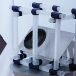 uk grime music scene and brutalist architecture inform transparent glass loudspeaker