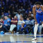 76ers’ Embiid to miss at least 3 games with oblique strain