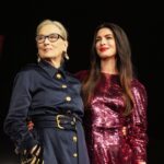 Anne Hathaway & Meryl Streep Reunite in High Style for ‘TDWP2’ Press in Mexico City