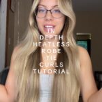 @pattygaffxoxo IN DEPTH tutorial of my viral robe tie heatless curls        …