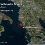 Magnitude 3.5 Earthquake Strikes Near Corfu, Kérkyra, Ionian Islands, Greece