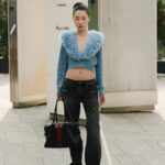 Denim Street Style at Milan Fashion Week