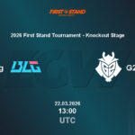 Bilibili Gaming vs G2 Esports: Betting TIp, Match Prediction. 22.03.2026 at 13:00. LoL, 2026 First Stand Tournament