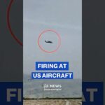 Iranian police fire at the US jet