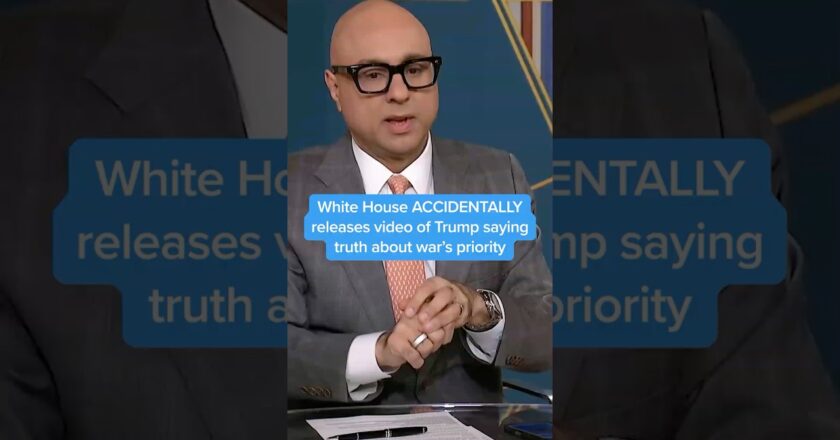 White House ACCIDENTALLY releases video of Trump saying truth about war’s priority