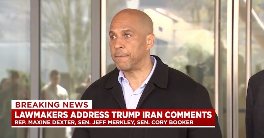 Cory Booker condemns Trump’s Iran Threats and calls out GOP failures