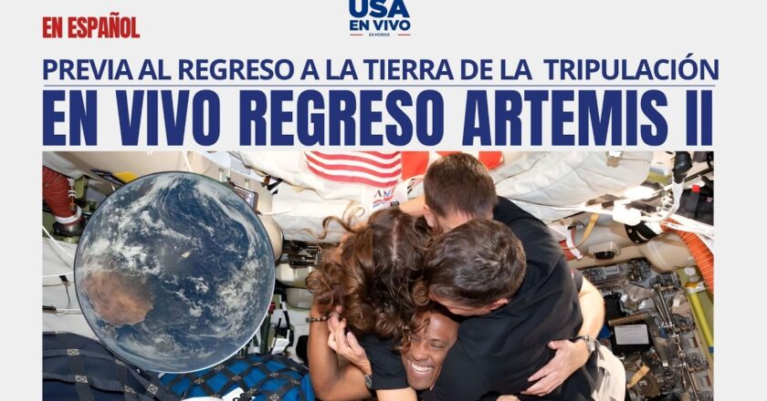 EN ESPAÑOL Previa y aterrizaje COMPLETO Artemis II de la NASA | USA EN VIVO 🔴