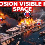 MASSIVE FIREBALL Engulfs Russian Port of Novorossiysk… EVERYTHING is GONE