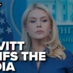 White House Press Secretary Karoline Leavitt briefs the media