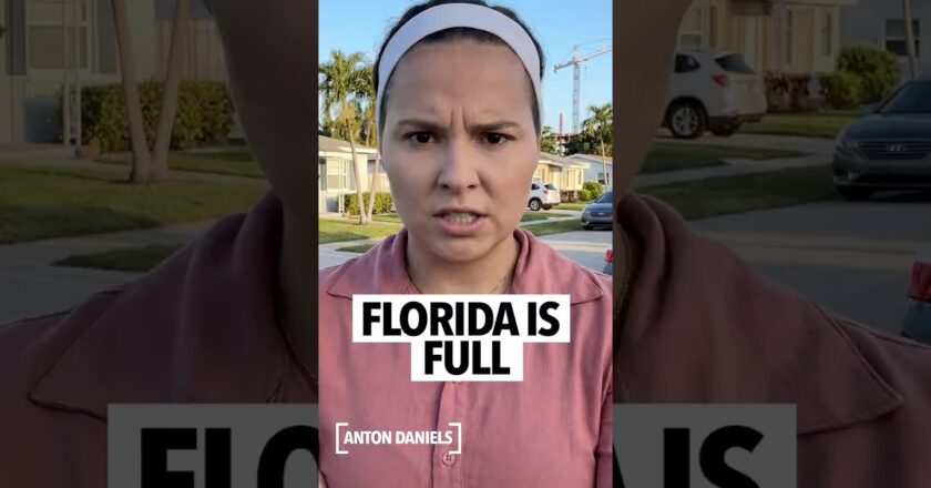Woman says Florida is full and stop moving here from New York and Los Angeles messing up the State