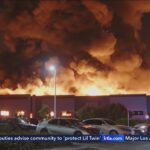 Ontario warehouse goes up in flames; employee suspected of arson