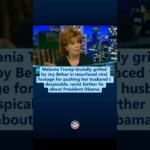 Melania Confronted Over Past Obama Claim 😳 #MelaniaTrump #Obama #Politics⸻