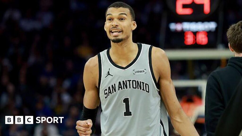 NBA results: Victor Wembanyama scores 41 as Spurs win 10 in a row
