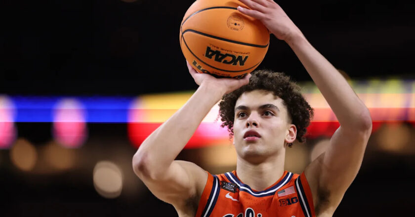 Illinois star Keaton Wagler declares for NBA draft