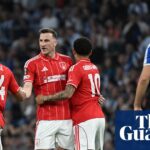 Comical own goal gives Nottingham Forest edge in hard-fought draw at Porto | Europa League