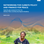 Networking for Climate Policy and Finance for Peace: Capacity gap assessment from the Climate, Peace and Security Experts Academy (March 2026) – World