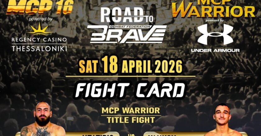 Road to BRAVE back in Greece at MCP 16 on Apr. 18