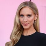 Brittany Snow’s Bodycon LBD Features a Strategic Floral Hip Cutout