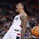 First look at UConn vs. Michigan in men’s basketball national championship game