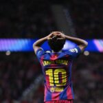 Atletico Madrid 1 Barcelona 2 (Agg: 3-2): Barca’s blistering start counts for nothing as Atleti progress