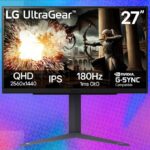 Popular budget-friendly LG UltraGear QHD gaming monitor is down to its best price ever with Amazon deal
