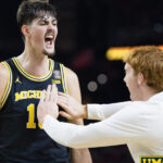 Aday Mara’s career night powers Michigan past Arizona in dominant fashion