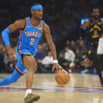 Thunder crush Lakers as Doncic hurt, Cavs clinch NBA playoff berth