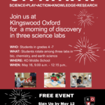 S.P.A.R.K: A Free Morning of Science Discovery at Kingswood Oxford – We-Ha
