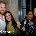 This rare foray into colour could be Meghan’s take on revenge dressing