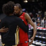 How Kevin Durant left a lasting mark on Kyshawn George’s last game of the season