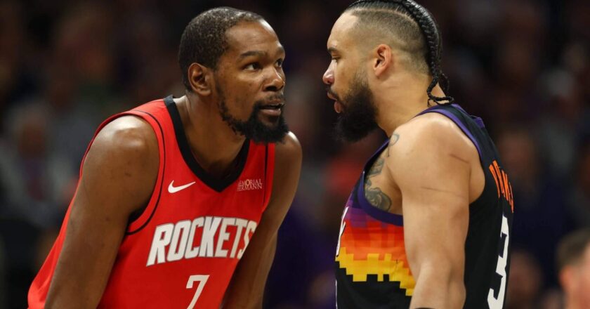 Kevin Durant, Rockets show physical side in rally vs. Suns, earn 7th straight win