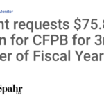 Vought requests $75.8 million for CFPB for 3rd Quarter of Fiscal Year