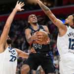 Pistons pull away for 113-108 win over Timberwolves as Anthony Edwards, Cade Cunningham out with injury