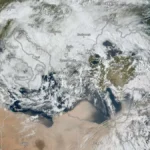Severe storms and Saharan dust batter Greece, leaving widespread disruption and 1 dead